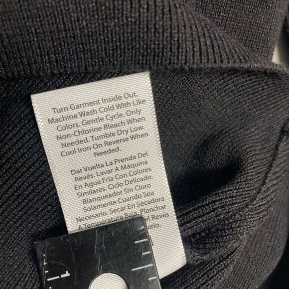 FREE ASSEMBLY Boxy Cropped Sweater Black Women’s Large‎ - Picture 10 of 10